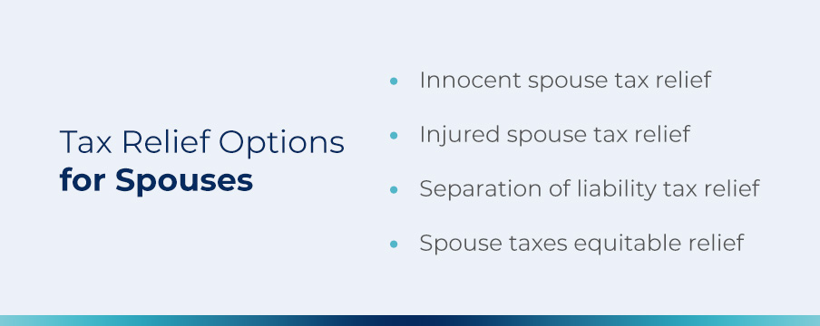 Tax Relief Options for Spouses